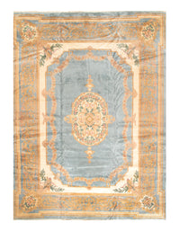 L Blue Persian Royal Kerman 11'6" X 16'