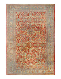 Rust Antique Persian Sultanabad 12' X 18'2"