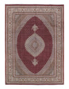 Red Persian Tabriz Design Fish Design Rug - 8'4" X 11'8''