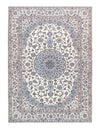 Fine Persian Nain 6-Lines Lamb's Wool & Silk Rug - 8'2" X 11'6"