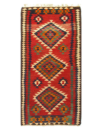 Multi Color Persian Kilim - 4?4? Ã 8?6?