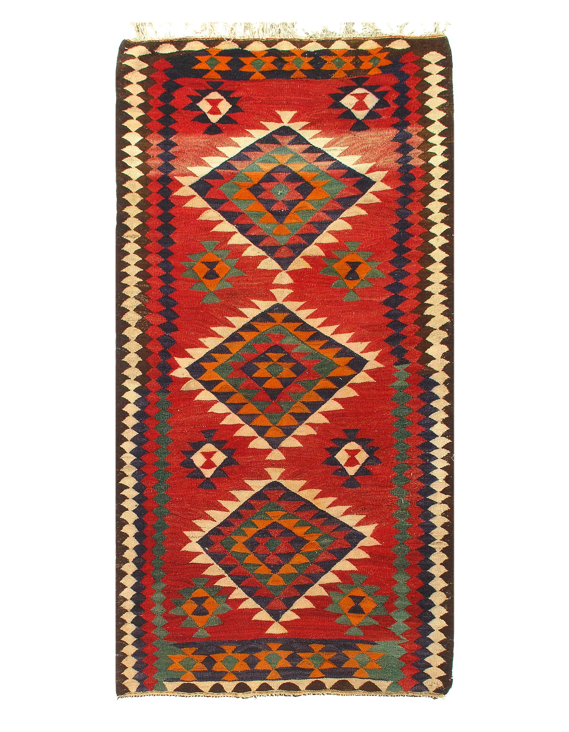Multi Color Persian Kilim - 4?4? Ã 8?6?