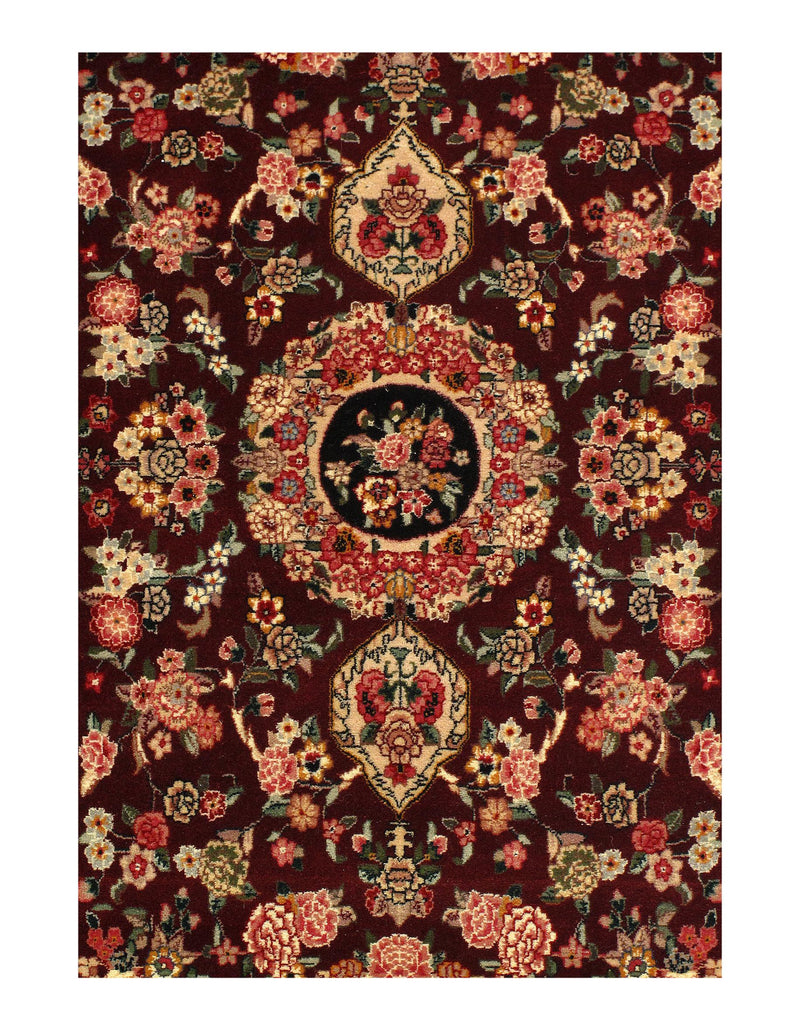 Sino Kashan Design Hand-Knotted Area Rug - 3'1" X 5'5"