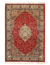 Pak Persian Kerman Hand-Knotted Rug - 4?3" Ã 6'2"