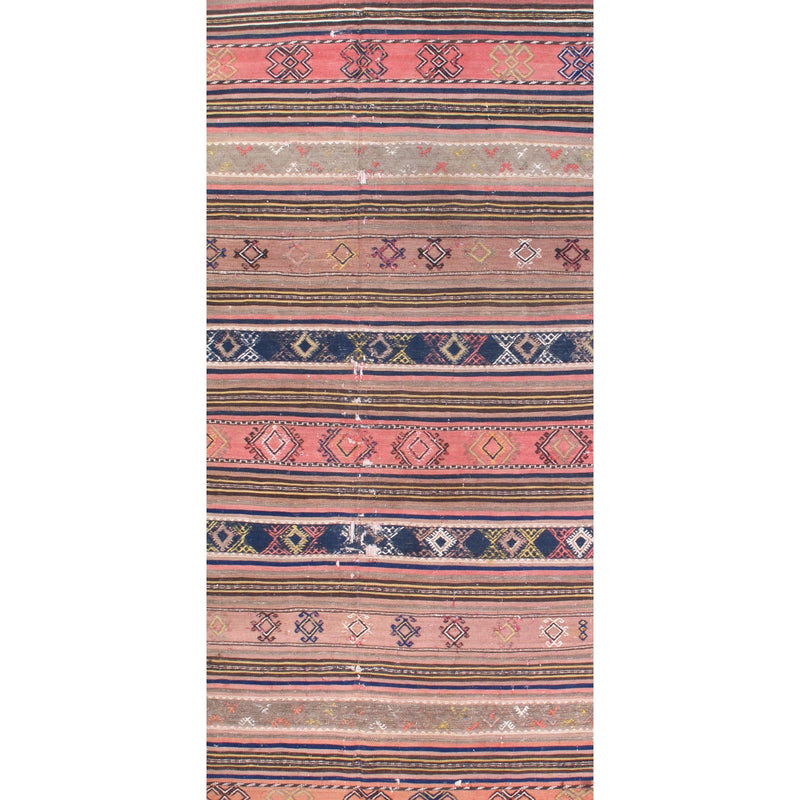 Persian Shiraz Kilim Rug - 4'10" x 9'11"