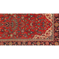 1920s Vintage Persian Mahal Rug - 4'3" x 6'5"