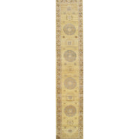 Khotan Design Hand Knotted Runner 3' X 16'3"