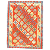 Turkish Kilim Rug - 5' x 6'7"