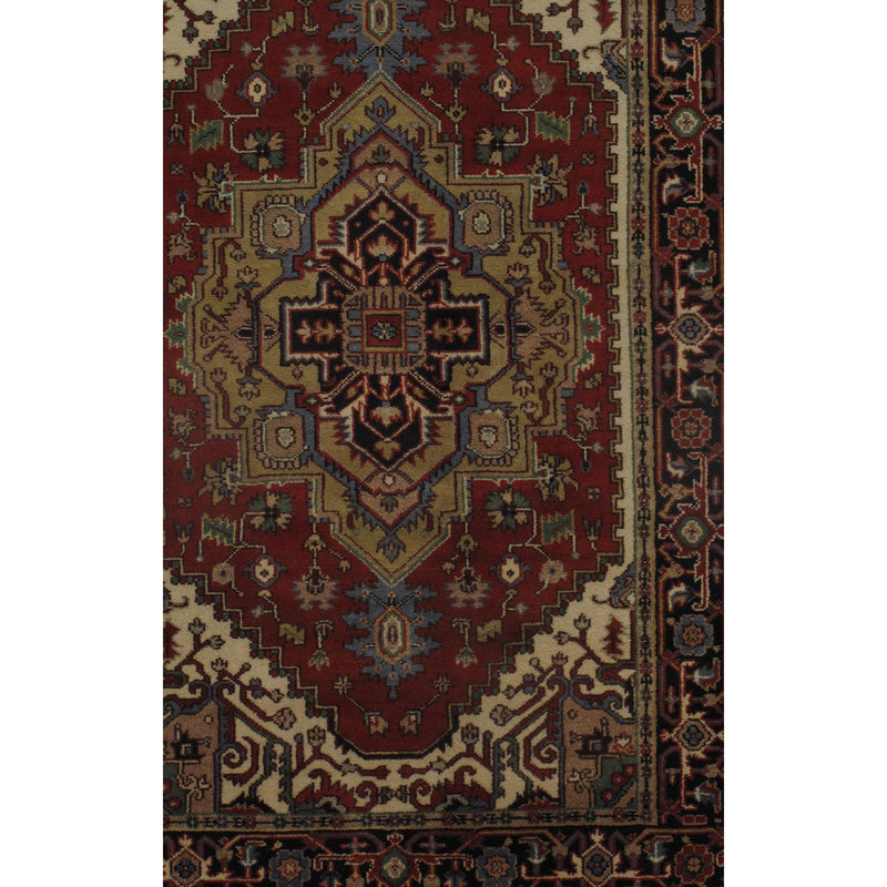 Serapi Design Hand-Knotted Rug - 5'1" X 8'3"