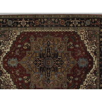 Serapi Design Hand-Knotted Rug - 8'9" X 11'10"