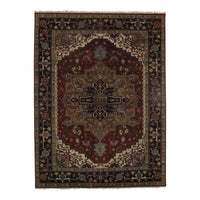 Serapi Design Hand-Knotted Rug - 8'9" X 11'10"