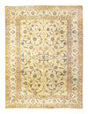 Persian Kashan Hand Knotted Lamb's Wool Rug - 10'7" X 14'