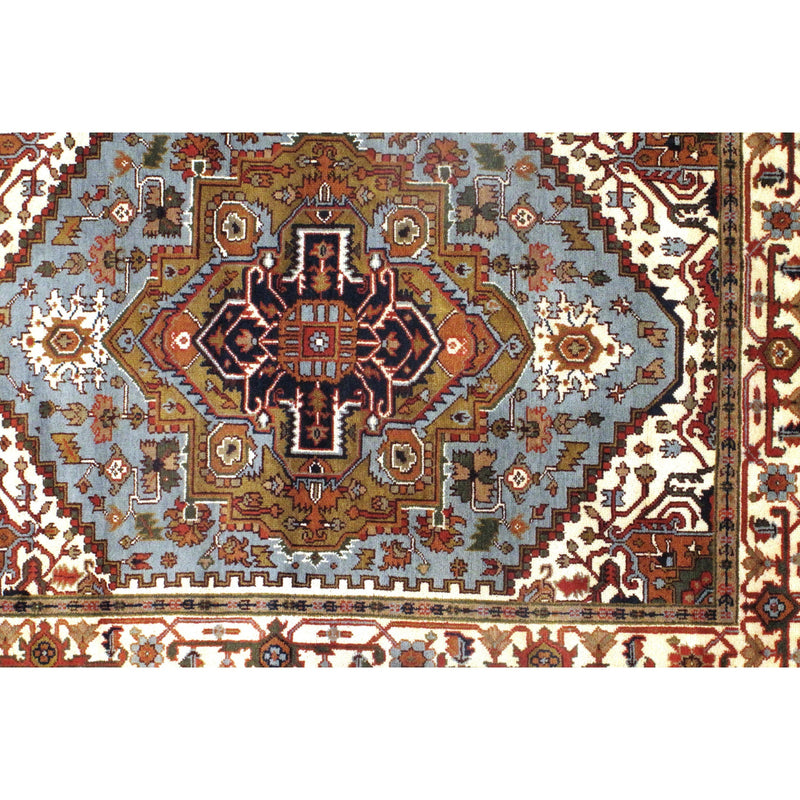 Traditional Super Fine Serapi Hand-Knotted Rug - 6' x 8'7"