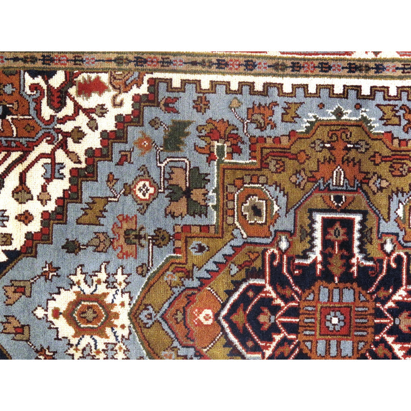 Traditional Super Fine Serapi Hand-Knotted Rug - 6' x 8'7"