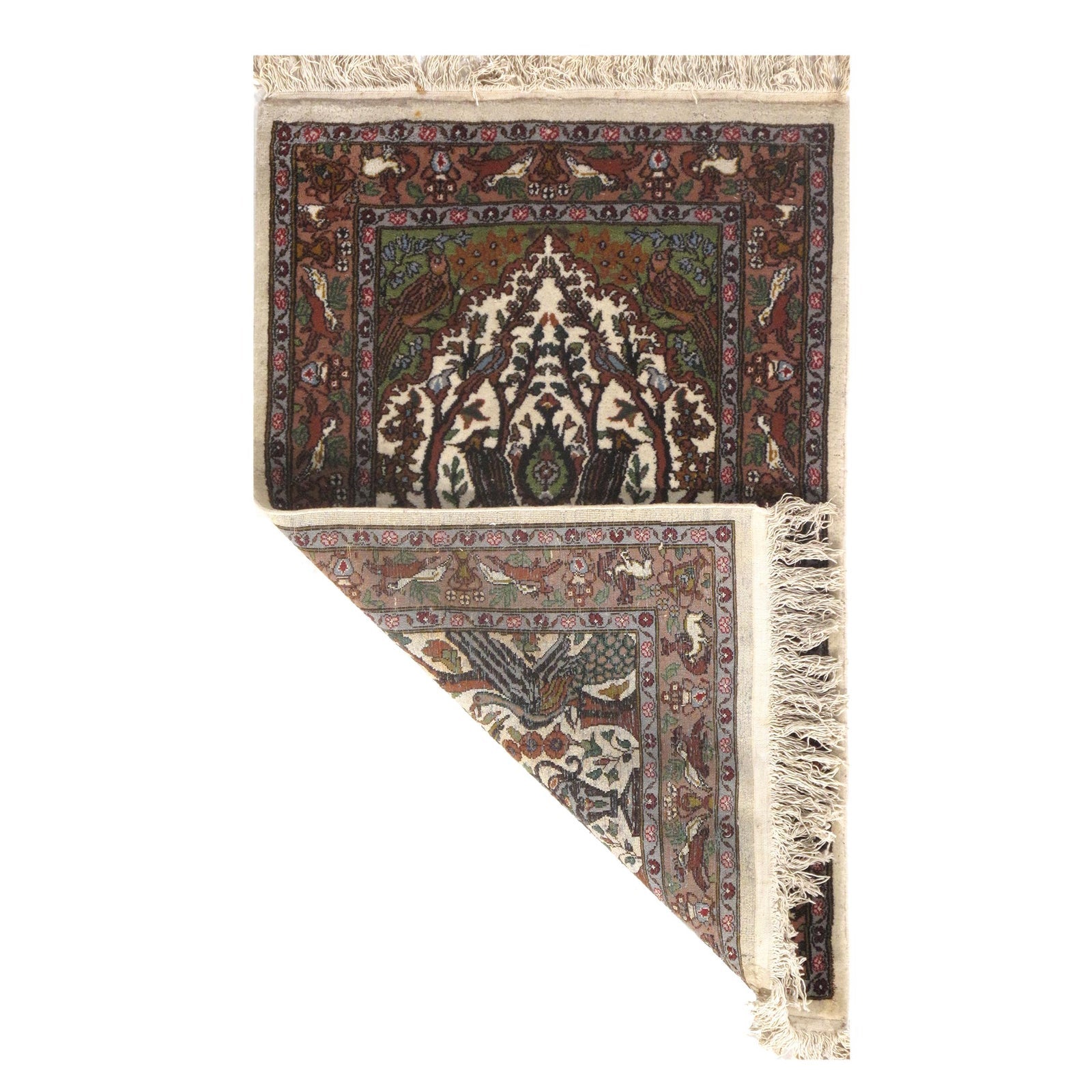 Fine Indo Tabriz Design Rug - 2'5" X 3'10"