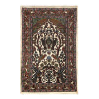 Fine Indo Tabriz Design Rug - 2'5" X 3'10"