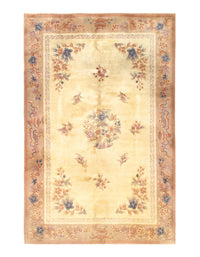 Chinese Peking Hand-Knotted Rug - 6' X 9'