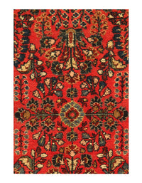 1920s Vintage Persian Sarouk Lilian Rug - 2'6" x 4'2"