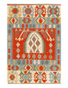 1960s Vintage Turkish Kilim Rug - 3'10" x 5'9"