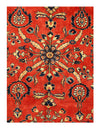 Rust Vintage Persian Sarouk Rug - 9'2" x 12'1"