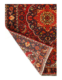 Persian Bakhtiari Hand Knotted Rug - 6'10" x 9'9"