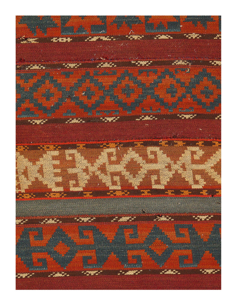 Fine Antique Turkish Kilim 4'10" x 5'8"