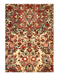 Antique Persian Sarouk - 4'8" x 6'10"