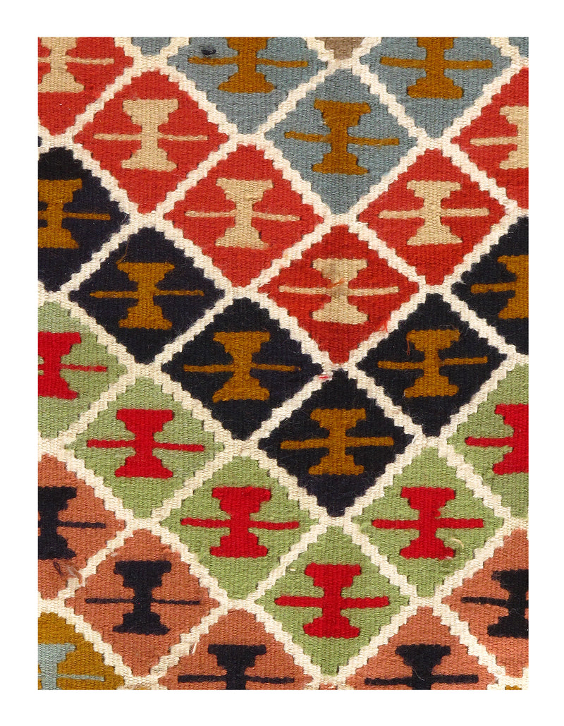 Persian Shiraz Kilim Rug - 3'3" x 6'1"