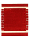 Red Persian Hand Knotted Gabbeh Design 8' X 10'