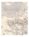 Gray Modern Hand Knotted Rug 8' X 10'