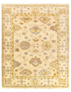 Ivory Fine Hand Knotted Oushak 8' X 10'