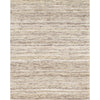 Modern Flat Hand-Knotted Sari Silk Beige Area Rug - 6' x 9'