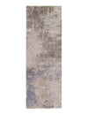 Gray Color Fine Hand Knotted Modern Runner 2'8'' X 8'