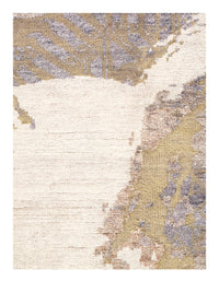 Beige color hand khotted fine modern rug 8' X 10'