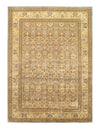 L Blue Hand Knotted Tabriz Design Design 10' X 14'