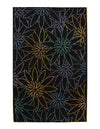 Black Modern Rug 5' X 8'