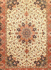 Ivory Persian Tabriz Design Design 6' X 9'