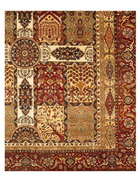 Tabriz Design Garden Design Lamb's Wool Rug - 9' x 9'3"