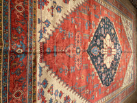 Rust Fine Hand Knotted Persian serapi Design 12'3'' X 18'6''