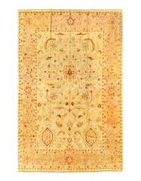 Beige color hand khotted fine Agra 12' X 18'