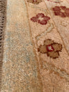 Beige color hand khotted fine Agra 12' X 18'