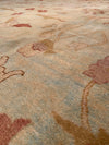 Beige color hand khotted fine Agra 12' X 18'