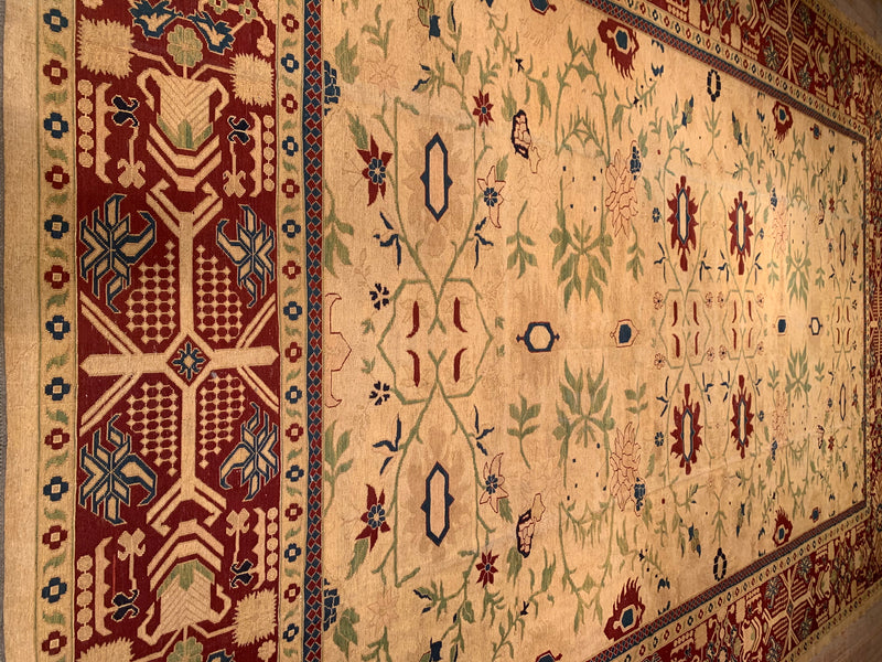 Ivory Fine Hand Woven Sultanabad 12' X 18'