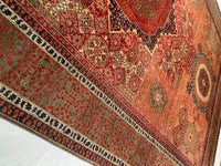 Rust Egyptian Mamluk Design 12' x 19'.4''