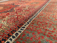 Rust Egyptian Mamluk Design 12' x 19'.4''