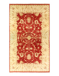 Traditional Oushak Design Hand-knotted Rug - 11'10" x 19'9"