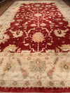 Traditional Oushak Design Hand-knotted Rug - 11'10" x 19'9"