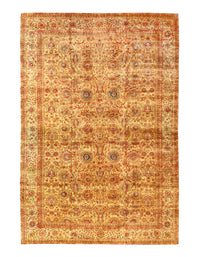 Gold Color Fine Hand Knotted Agra Rug 12' X 18'