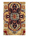 Rust Fine Hand-Knotted Serapi Design 6' X 9'