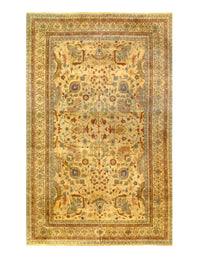 Beige Fine Hand Knotted Zieglar sultanabad 11' X 17'3''